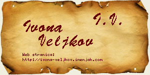 Ivona Veljkov vizit kartica